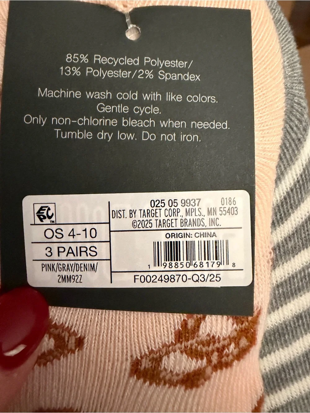 Pink Women's Socks